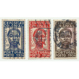 Portugal 1934 Exposição Colonial Porto Série Completa Usada
