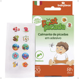 Post Picada Adesivo Calmante Alivio Coceira Infantil 20 Unid