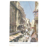 Postal Artista 203 São Paulo Rua Direita De Praça Patriarca