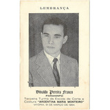 Postal Com Cbc Selo 297 Médium Divaldo Pereira Franco 1954