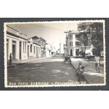 Postal Foto Brasil 20 Paranaguá Rua Farinha Sobrinho Anos 50