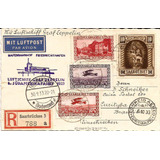 Postal Zeppelin 1933 Alemanha Curitiba Boa Franquia Aviação