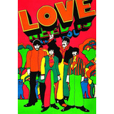 Poster - Beatles All You Need Is Love - Decor 33 Cm X 48 Cm