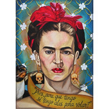 Poster 60cmx84cm Frida Decoração Mexicana -