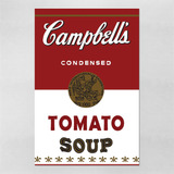 Poster 60x90cm Andy Warhol - Campbells - Tomato Soup 28