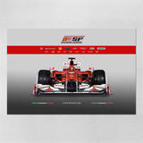 Poster 60x90cm Carros F1 Formula 1