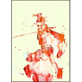 Poster 65x100cm Samurai Oriental Japones -