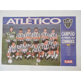 Poster Avulso Atlético-mg Conmebol 1992 E Santos Mundial