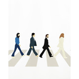 Poster Beatles Abbey Road Minimalista -
