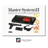 Pôster Caixa Sega Master System Tectoy