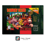Pôster Capa Donkey Kong Country Super
