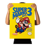 Pôster Capa Super Mario 3 Nes