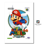 Pôster Capa Super Mario 64 Japonês