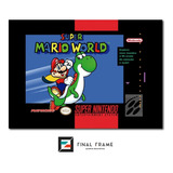 Pôster Capa Super Mario World Playtronic