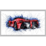 Poster Carro Esportivo 55x100cm Ferrari Pra