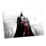 Poster Cartaz Adesivo Batman Arkham City
