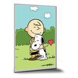 Pôster Charlie Brown Snoopy  Pôsteres Placa A4 30x21cm