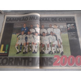 Poster Corinthians Campeão Mundial 2000 Jornal Lance 