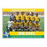 Poster Da Seleção Brasileira De 1982