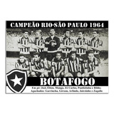 Poster Do Botafogo - Campeão Rio-são