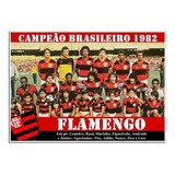 Poster Do Flamengo - Campeão Brasileiro