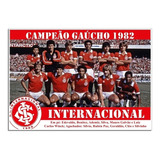 Poster Do Internacional - Campeão Gaúcho