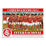 Poster Do Internacional - Campeão Gaúcho