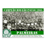 Poster Do Palmeiras - Campeão Rio-são