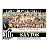 Poster Do Santos - Campeão Paulista