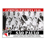 Poster Do São Paulo - Campeão Paulista 1946