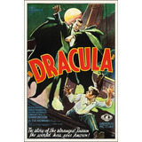 Pôster Filme Terror Horror Drácula Bela Lugosi 1931 # 1