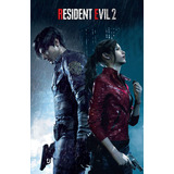 Pôster Gigante Resident Evil 2 Claire E Leon - Ed 08