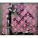 Poster Grafite Banksy Foto 50x60cm -- Critica Nazismo Arte