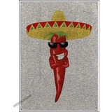 Poster Grande 60cmx84cm Decoração Mexicana Pimenta