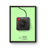 Poster Moldurado Game Retrô Controle Atari Quadro