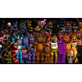 Poster Painel, Fnaf Five Nights At