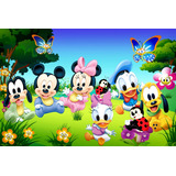 Poster Painel Festa Mickey Minnie Disney