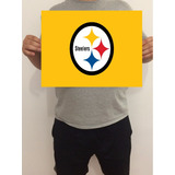 Pôster Pittsburgh Steelers Nfl 43x32 Cm