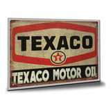 Poster Placa Antiga Car Garage Oil Texaco Poster Placa A1 B