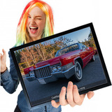 Poster Quadro Com Moldura Cadillac De Ville 1970 A4 30x21cm