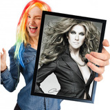 Poster Quadro Com Moldura Celine Dion
