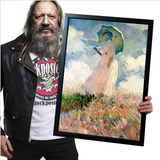 Poster Quadro Com Moldura Claude Monet 02 A2 60x42cm