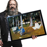 Poster Quadro Com Moldura Claude Monet 18 A2 60x42cm