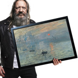 Poster Quadro Com Moldura Claude Monet 19 A2 60x42cm