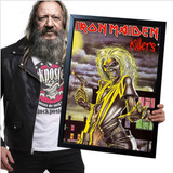 Poster Quadro Com Moldura Iron Maiden 21 A2 60x42cm