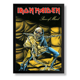 Poster Quadro Com Moldura Iron Maiden