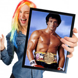 Poster Quadro Com Moldura Rocky Balboa
