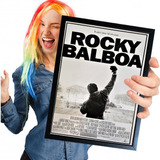 Poster Quadro Com Moldura Rocky Balboa