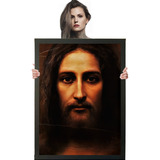 Pster Quadro Decorativ Face De Jesus No Santo Sudario A1
