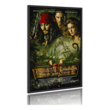 Pôster Quadro Filme Piratas Do Caribe O Baú Da Morte 60x90